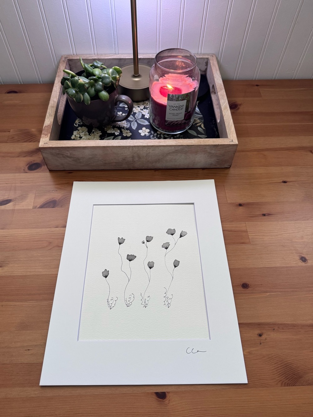 New Original Signed Artwork Watercolor on Paper